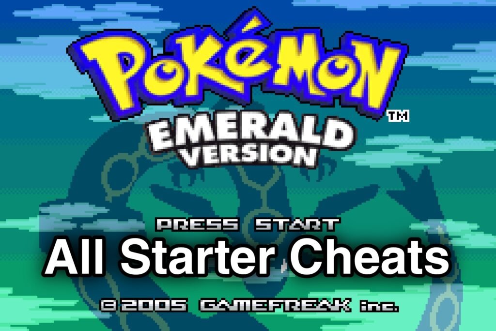 Pokemon Emerald All Starters Cheats