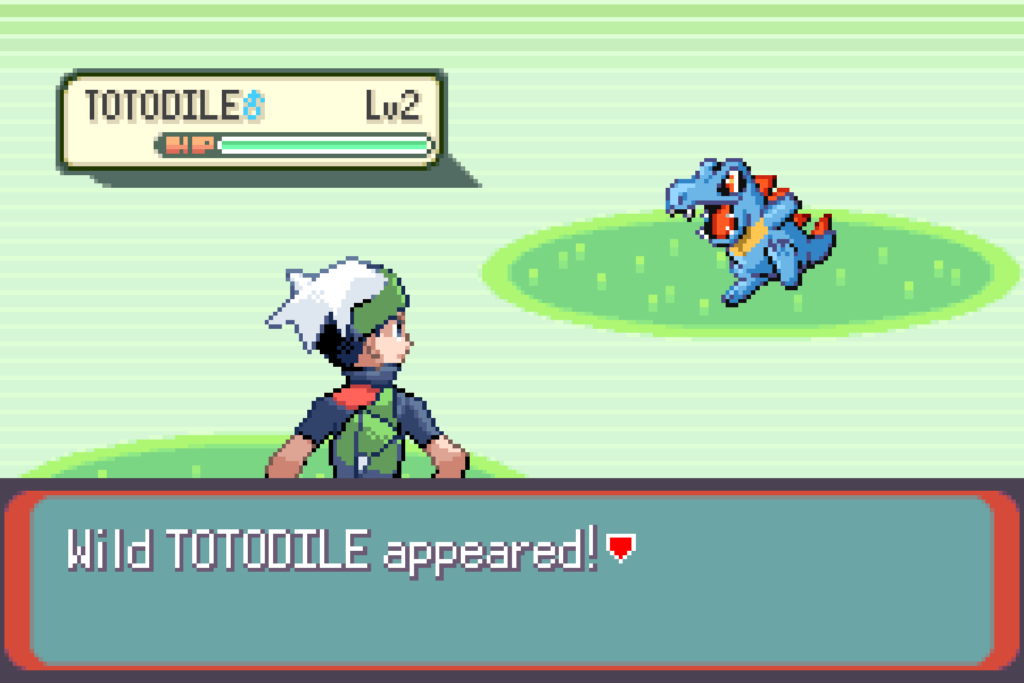 Pokemon Emerald All Starters Cheats - Totodile