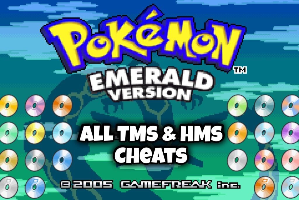 Pokemon Emerald All TMs and HMs Cheats