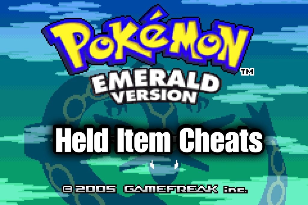 Pokemon Emerald Held Items Cheat Codes