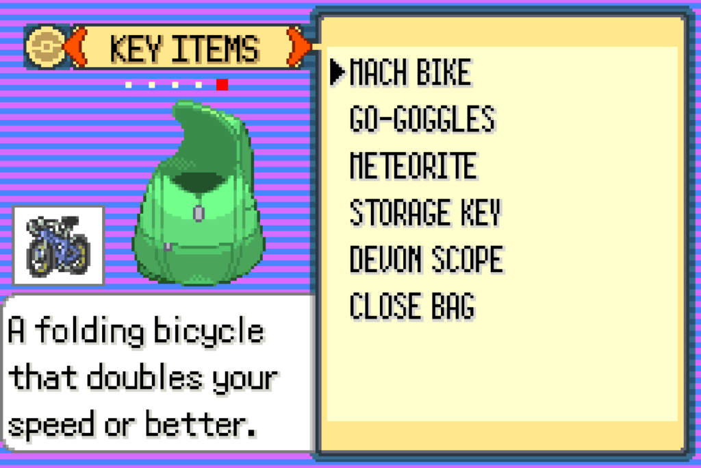 Pokemon Emerald RS Key Items Cheat Codes