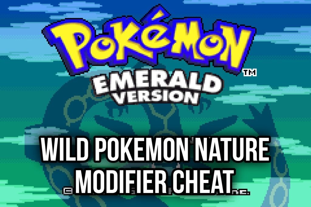 Pokemon Emerald Wild Pokemon Nature Modifier Cheats